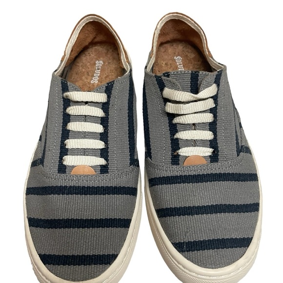 Soludos Striped Convertible Sneakers Size 9 - Picture 9 of 12